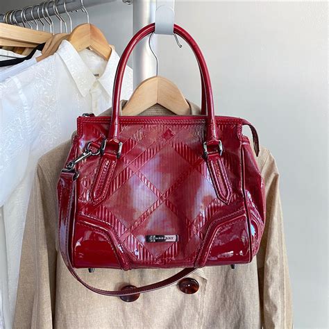 burberry red leather bag|authentic burberry bag online.